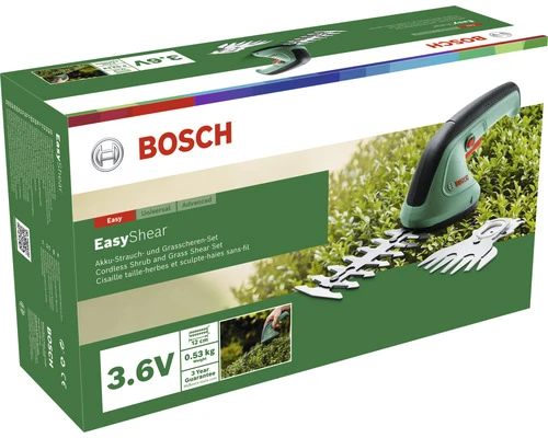 BOSCH Accu Gras- Struikschaar 3,6 V Incl. Accu En Lader - Afbeelding 2
