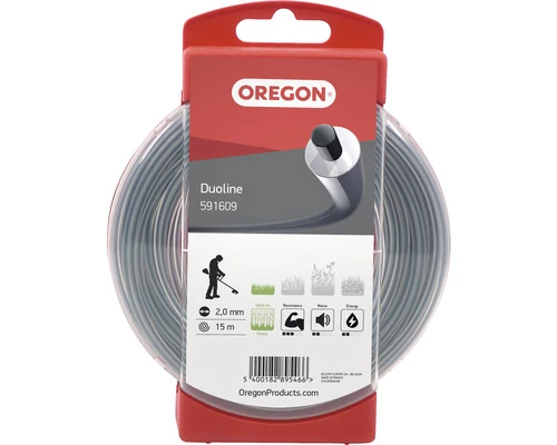 OREGON Trimmerdraad Duoline 2,0 Mm X 15 M Nylon