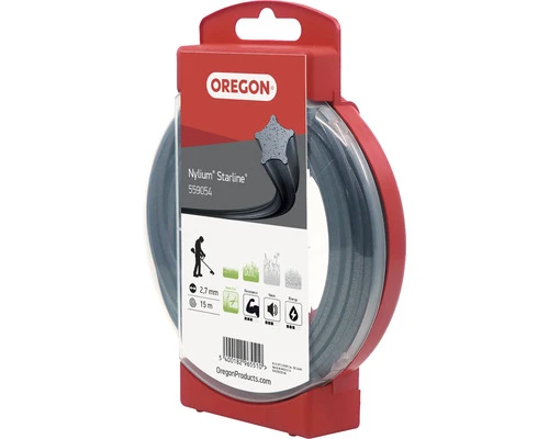 OREGON Trimmerdraad Nylium- Starline 2,7 Mm X 15 M - Afbeelding 2